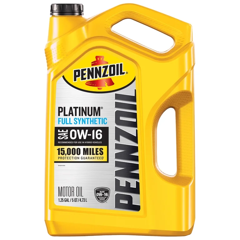 Pennzoil Platinum 0W-16 Full Synthetic Motor Oil