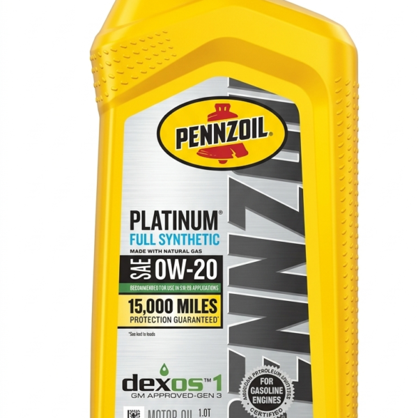 Pennzoil Platinum 0W-20 Full Synthetic Motor Oil